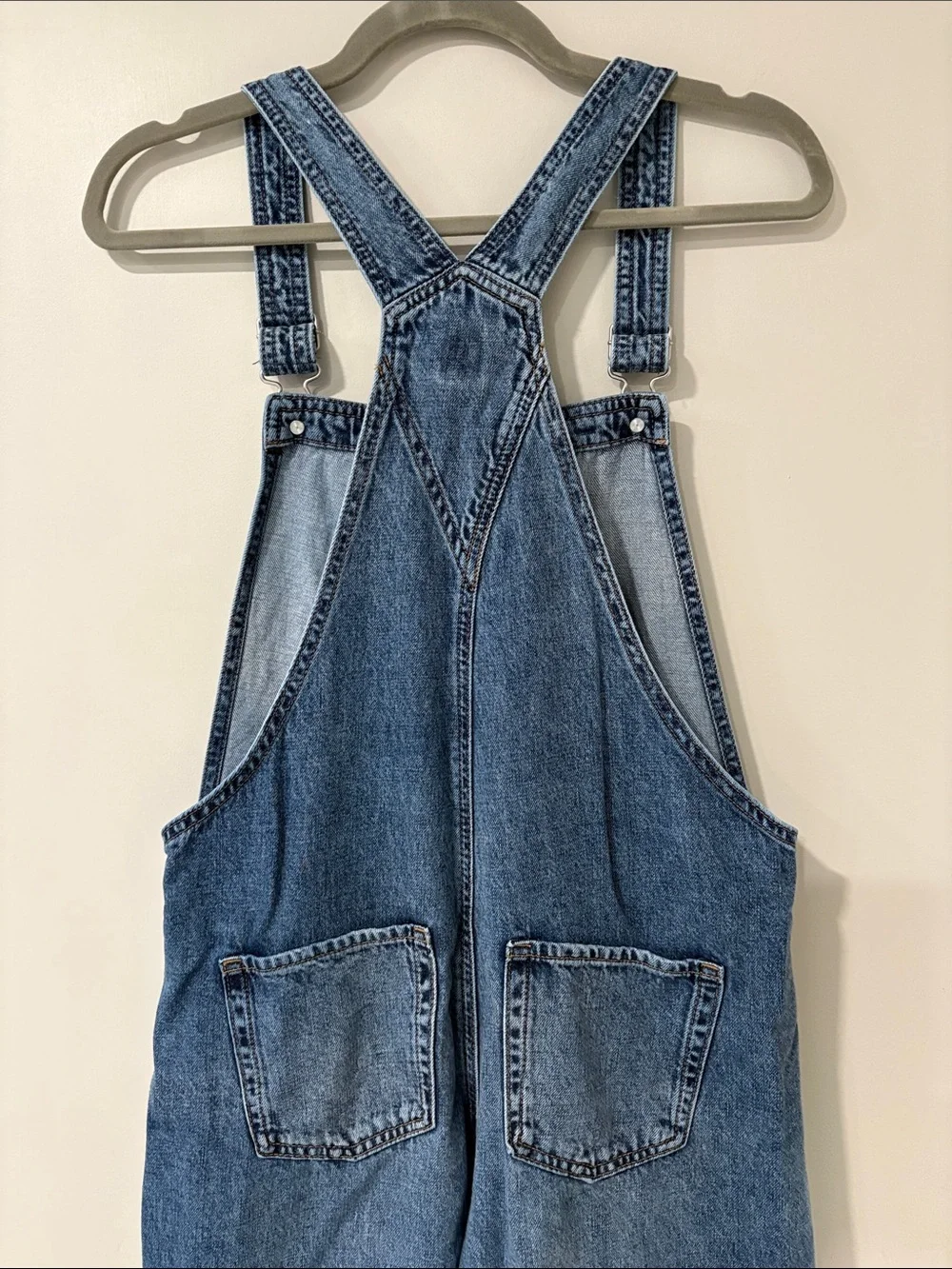 GAP Kids Loose Denim Overalls